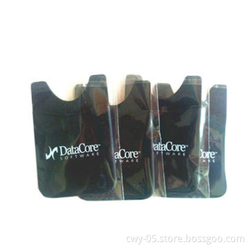 Phone silicone card wallet